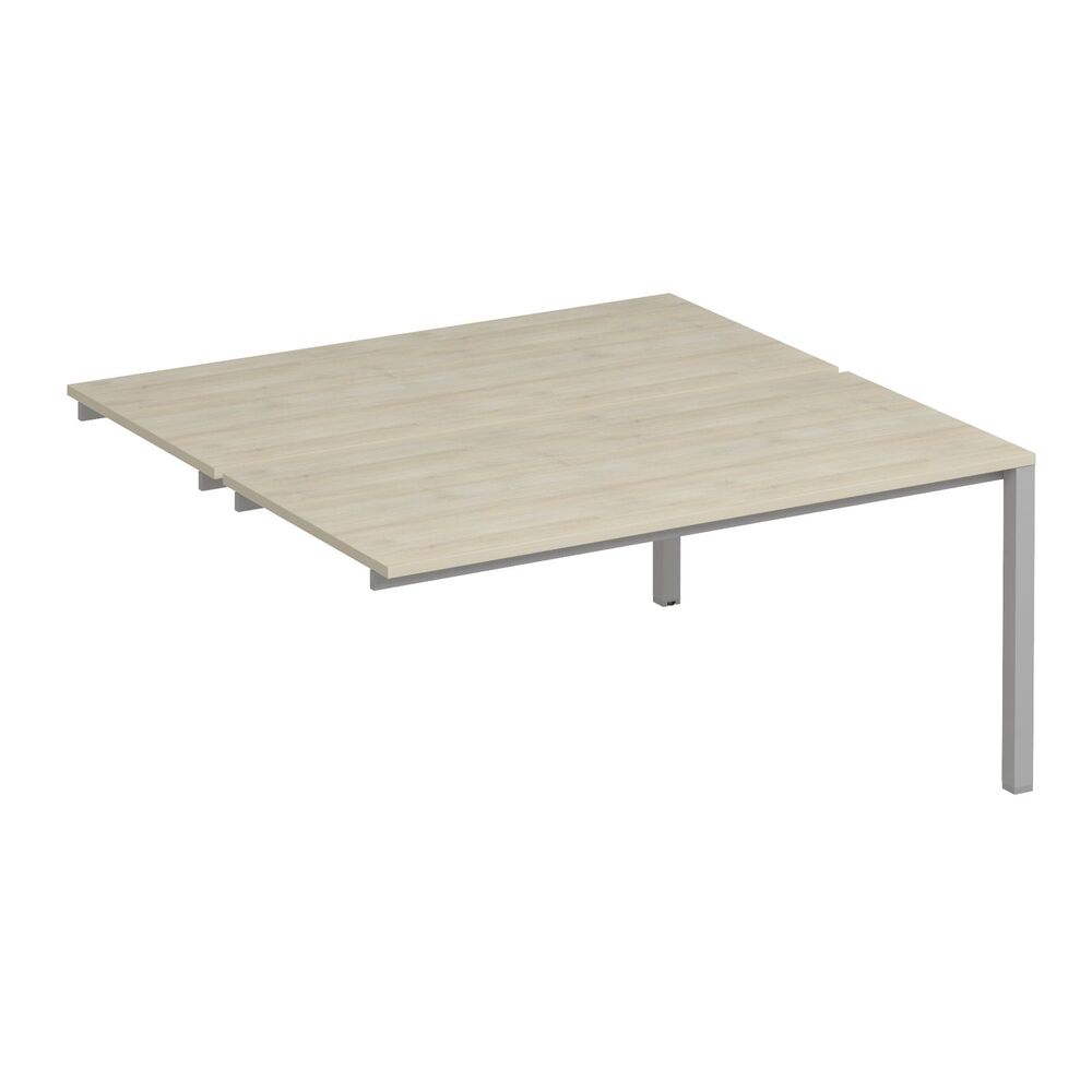 Секция стола рабочей станции на металлокаркасе КФ (2х160)