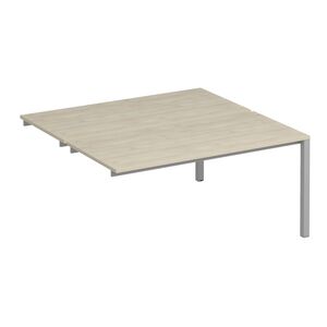 Секция стола рабочей станции на металлокаркасе КФ (2х160)