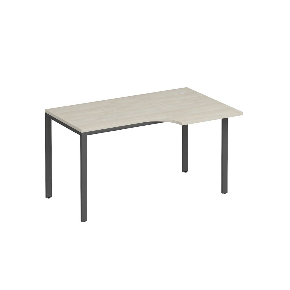 Стол эргономичный правый на металлокаркасе МП2