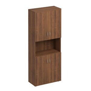 Шкаф для документов закрытый 4-дверный с нишей