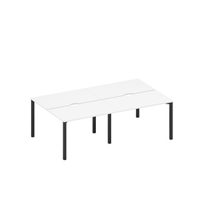 Рабочая станция на металлокаркасе, столешницы с вырезом (4*120)