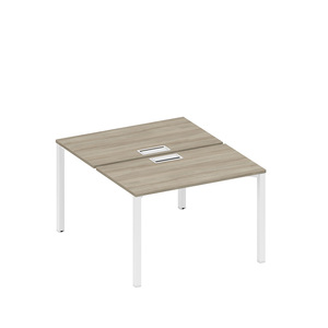 Рабочая станция на металлокаркасе, столешницы с заглушкой (2*120)