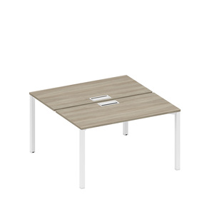 Рабочая станция на металлокаркасе, столешницы с заглушкой (2*140)