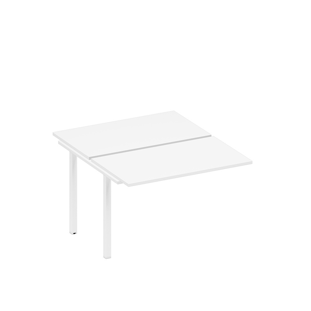 Секция стола рабочей станции на металлокаркасе