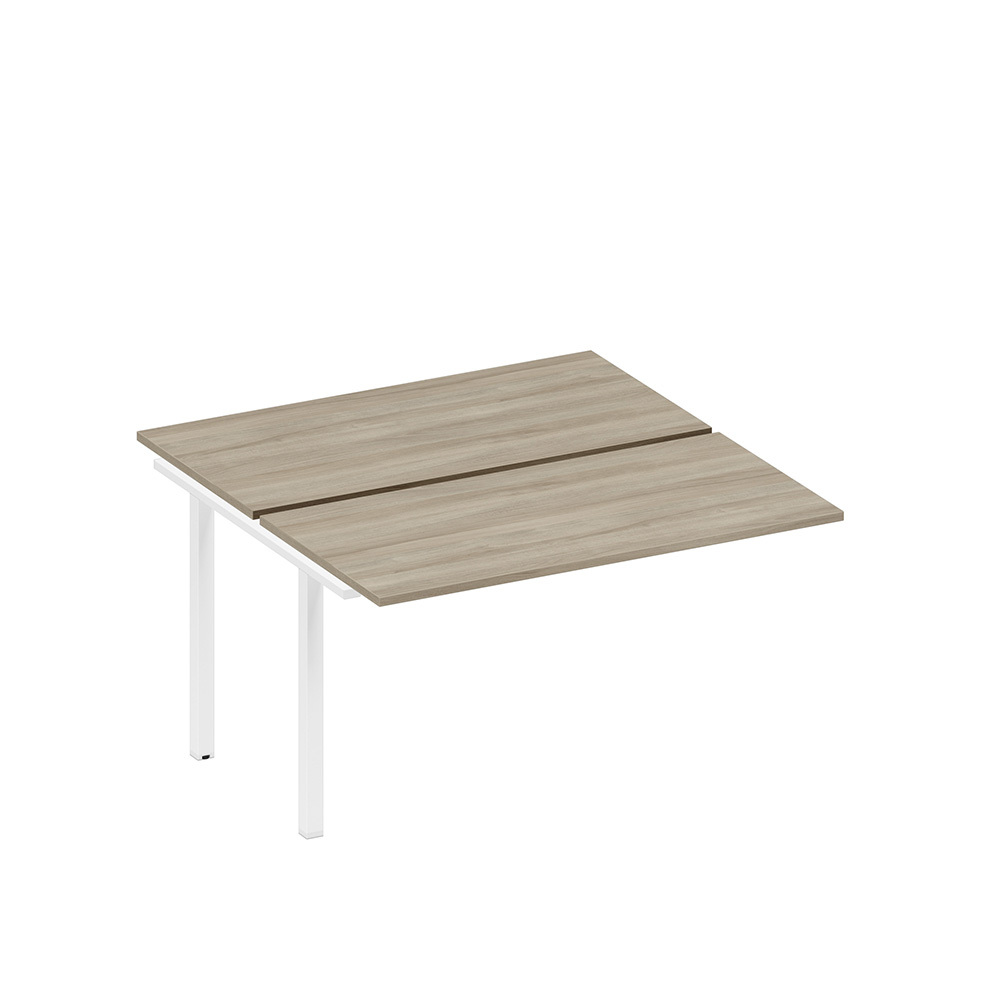 Секция стола рабочей станции на металлокаркасе