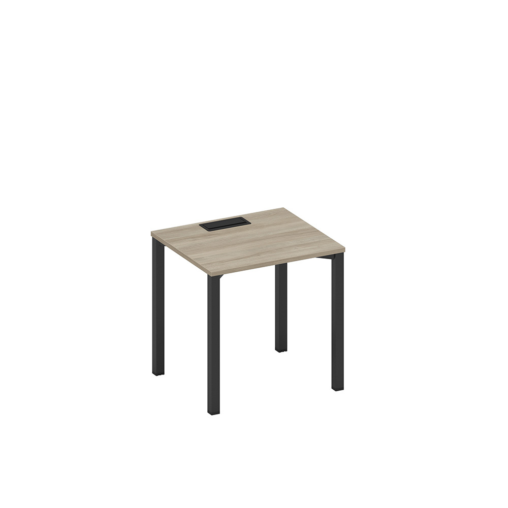 Стол письменный на металлокаркасе, столешница с заглушкой