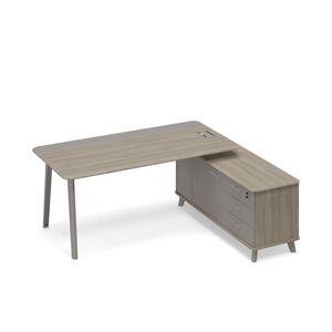 Стол комбинированный правый на тумбе (тип 1)