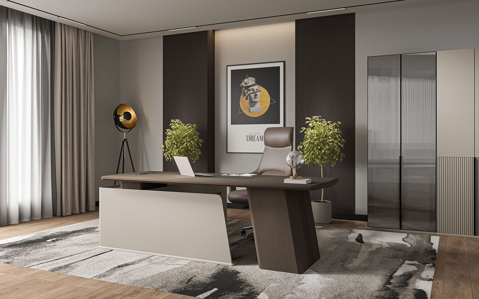 Кабинет руководителя Aston видео.